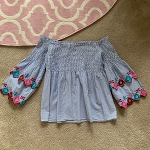 LOFT NWT off shoulder blouse